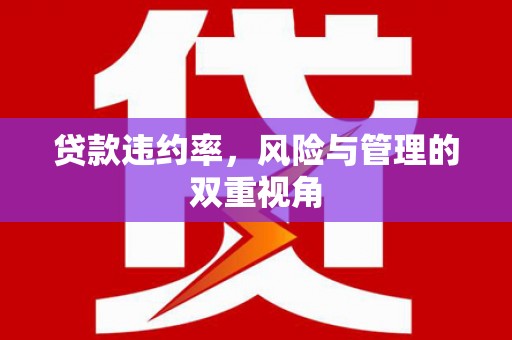 草屯贷款违约率，风险与管理的双重视角