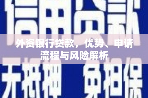 草屯外资银行贷款，优势、申请流程与风险解析