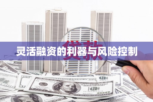 草屯灵活融资的利器与风险控制