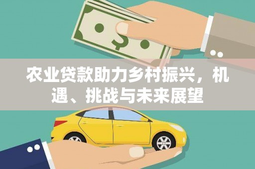 草屯农业贷款助力乡村振兴，机遇、挑战与未来展望