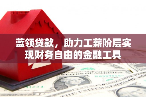 草屯蓝领贷款，助力工薪阶层实现财务自由的金融工具