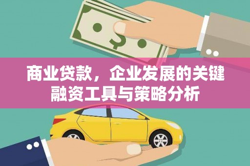 草屯商业贷款，企业发展的关键融资工具与策略分析
