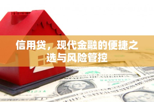 草屯信用贷，现代金融的便捷之选与风险管控