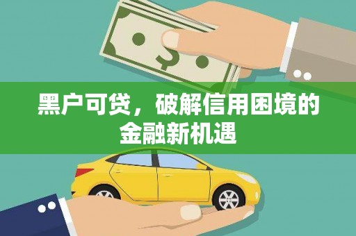 草屯黑户可贷，破解信用困境的金融新机遇