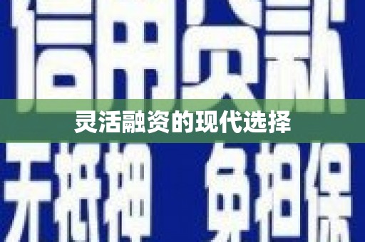 草屯灵活融资的现代选择