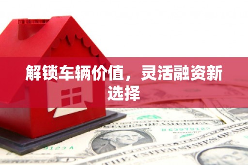 草屯解锁车辆价值，灵活融资新选择
