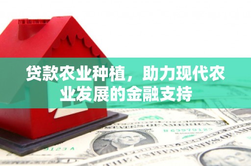 草屯贷款农业种植，助力现代农业发展的金融支持